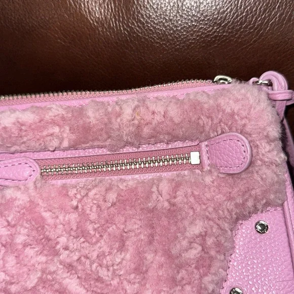 SOLD🔥🔥🔥Coach Small Rhyder Pochette In Pink Leather Crossbody Bag - Picture 13 of 13